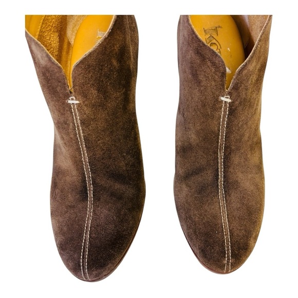 Kork’s Women’s Haldor Leather Suede Bootie Back zip Boot Taupe Size 8 - Picture 6 of 10